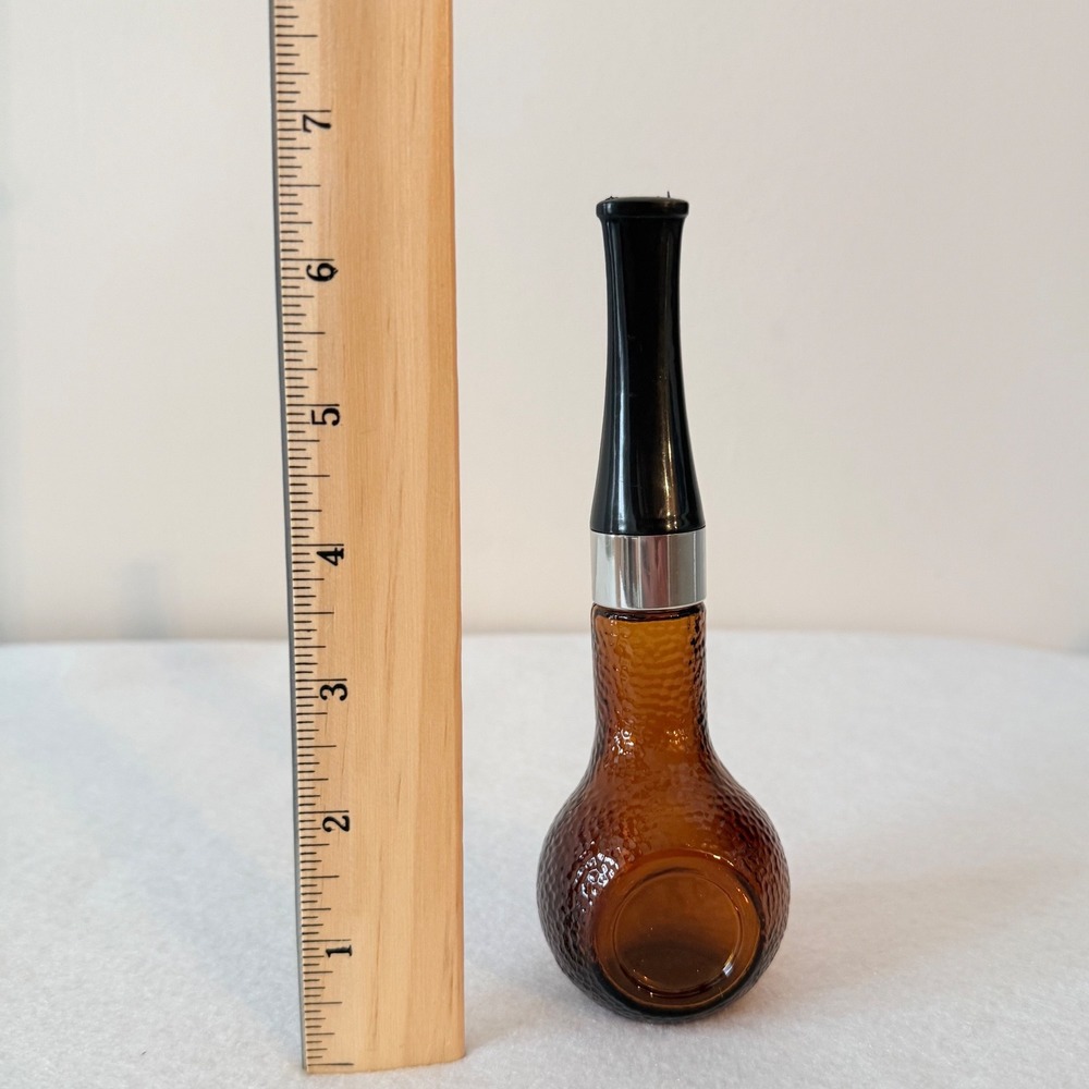 Vintage Avon Tai Winds Pipe Bottle Empty 2 oz Glass Collectible - Picture 7 of 7